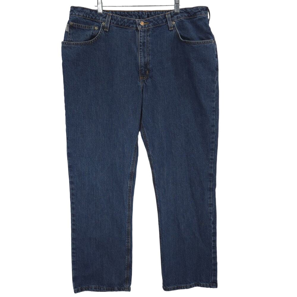 Carhartt Jeans Womens 40X32 Blue Straight American‎ Workwear Medium Wash Denim